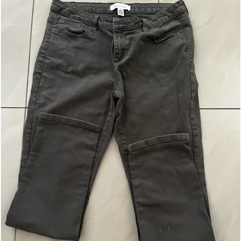 Kenneth Cole Reaction Five Pocket Grey Denim Jeans